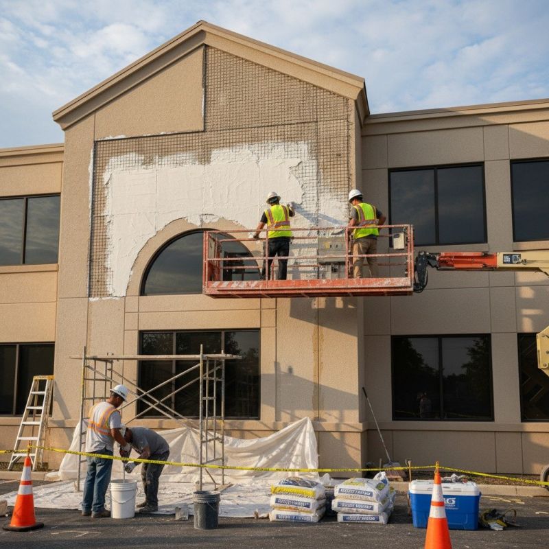 Stucco Exterior Finishing
